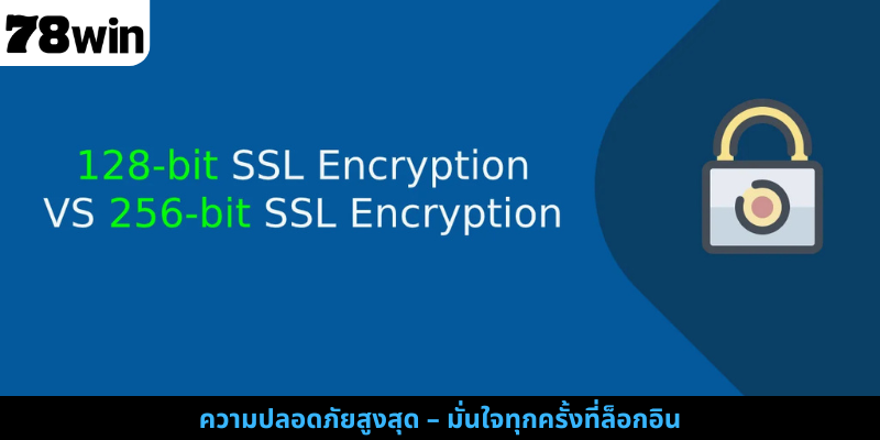 ความปลอดภัยสูงสุด – มั่นใจทุกครั้งที่ล็อกอิน